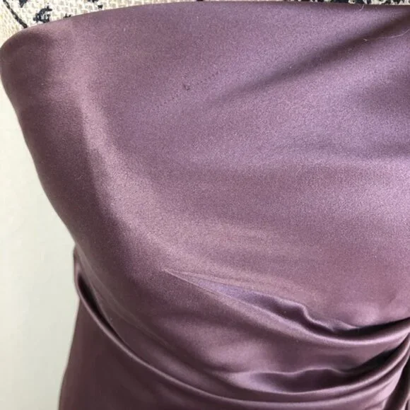 Bill Levkoff Cocoa Brown Strapless Gown Dress 10 - Picture 6 of 6